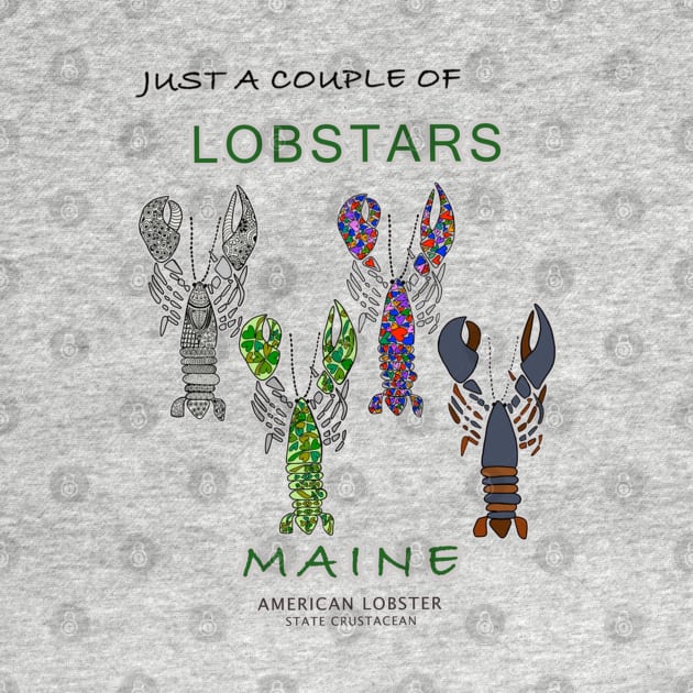 Lobster, Lobsters, Maine, funny sayings, Couple of Lobstars by cfmacomber